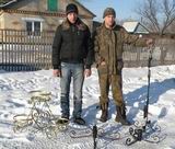 Мастера художественной ковки Александр Торопов (слева) и Юрий Загороднов