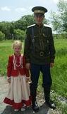 Александр Козырев и его дочь Лиза – продолжатели традиций казачества