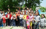 Самыми первыми к акции «Гирлянда дружбы» присоединились дети из Камень-Рыболова