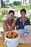 Любительница грибов Татьяна Жихарева частенько покупает свежие овощи у Нины Сологуб, которая вот уже второй год торгует на рынке и утверждает, что это неплохая прибавка к пенсии