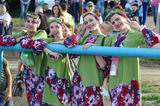 Участницы танцевального коллектива «Легенда» из Лучегорска заражали улыбками участников и гостей праздника