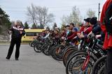 В массовом велопробеге ко Дню Победы участвовали ханкайцы и жители соседнего Хорольского района
