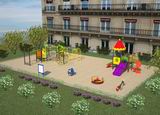 Так выглядит дизайн-проект детских площадок, которые планируется установить в Новоселище, Мельгуновке и Владимиро-Петровке