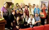 Участники пленума районного общества инвалидов. Фото на память