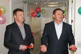 Главврач Алексей Юдицкий (слева) и глава района Владимир Мищенко: Это проект состоялся благодаря усилиям многих