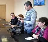 Заведующий отделом ЦДК Сергей Козлов рассказал главам поселений о работе профессиональной аппаратуры