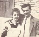 С будущим мужем Александром. 1991 год