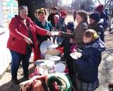 В Новоселище гостей праздника угощали солдатской кашей