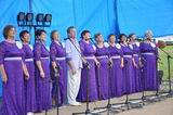 Участницы вокального коллектива «Ивушки» из Ильинки исполнили душевную песню о родном селе