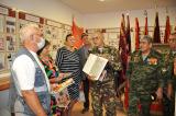 В местный музей гости района передали памятный вымпел и копию журнала боевых действий Первой Краснознамённой армии Дальневосточного фронта