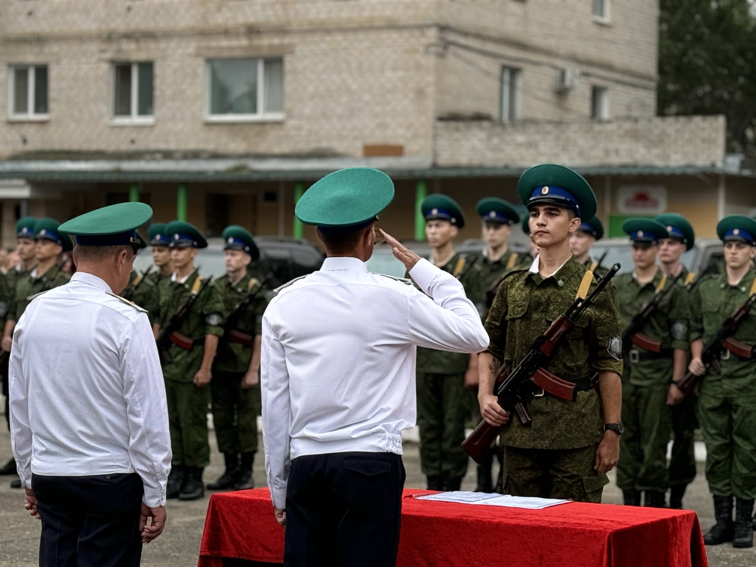 Новобранцы приняли присягу