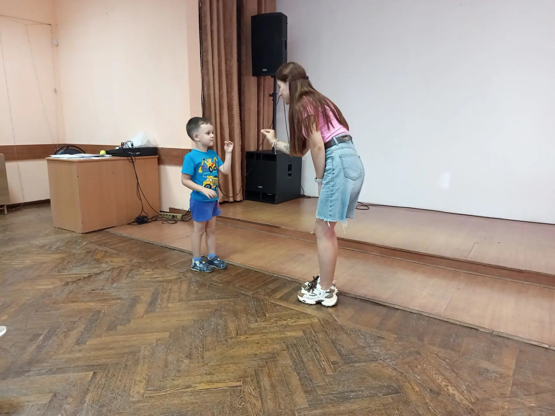 Осваивали актёрские приёмы